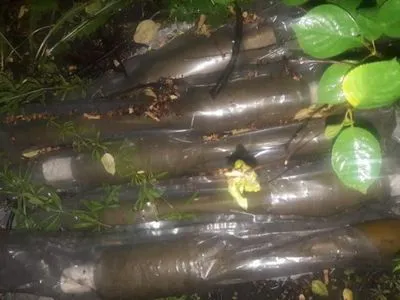 В Донецкой области обнаружили схрон боеприпасов российского производства