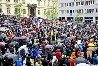 В Чехии вновь прошли демонстрации против премьера Бабиша