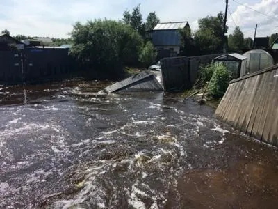В Ивано-Франковской области подтоплены дома в результате поднятия уровня воды в реках