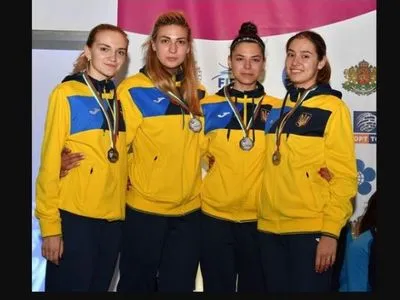 Збірна України стала віце-чемпіоном Європи з фехтування серед 23-річних