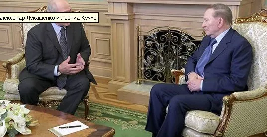 Кучма начал работу в Минске со встречи с Лукашенко