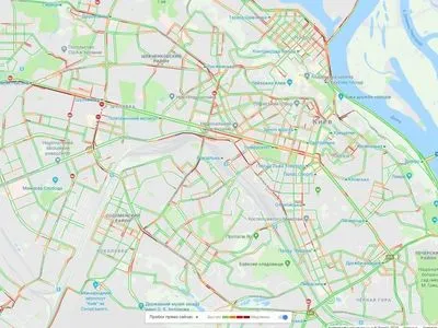 Утро пятницы: в Киеве значительные пробки