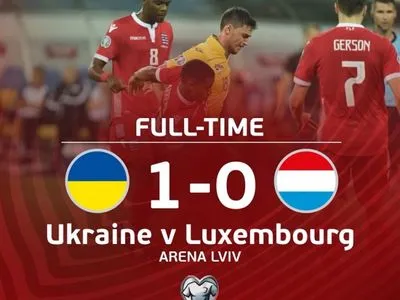 Гол Яремчука принес Украине победу над Люксембургом