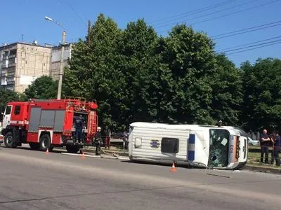 ДТП с участием скорой произошла в Кропивницком