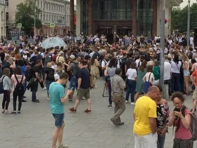 На марші в Москві затримали понад 200 осіб