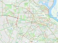 Утро пятницы в столице: пробки частично сковали дороги