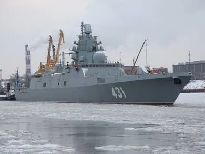 Латвійські військові помітили фрегат РФ біля своїх кордонів
