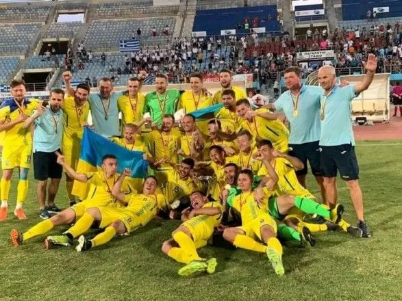Дефлимпийские футболисты сборной Украины стали чемпионами Европы