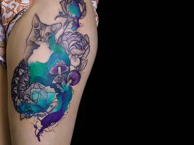 Польская художница делает фантастические анималистические тату