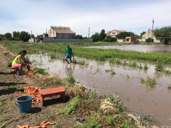 На Херсонщині підтопленими внаслідок сильних дощів залишаються 120 домогосподарств