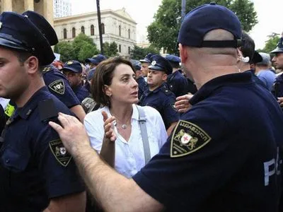 МЗС РФ прокоментувало антиросійські протести у Грузії