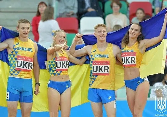 Украинская эстафетная сборная победила на Европейских играх