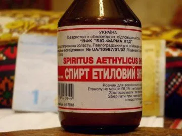 В Україні частково заборонили етиловий спирт