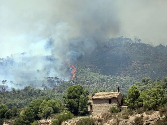 Природна пожежа в Іспанії випалила 6,5 тис. гектарів