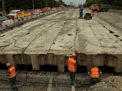 Тривають роботи з реконструкції Борщагівського шляхопроводу: Кличко показав відео з будмайданчика