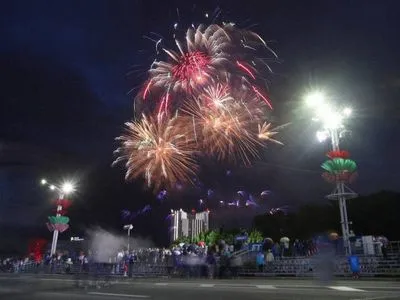 Опубліковані відео вибуху на салюті до Дня Незалежності Білорусі