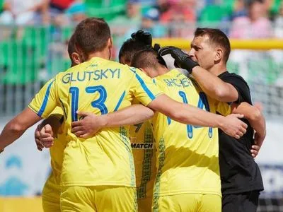 Збірна України перемогла на старті Євроліги з пляжного футболу