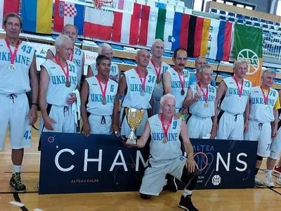 Украинская сборная ветеранов стала триумфатором баскетбольного ЧЕ
