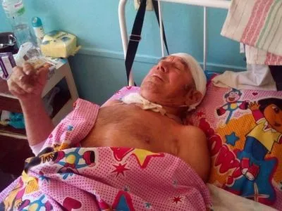 Вследствие разрыва мины боевиков в поселке Новгородское травмирован пожилой мужчина