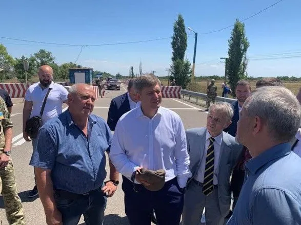 Джемилев, Тейлор и главы СНБО и СБУ посетили админграницу с Крымом