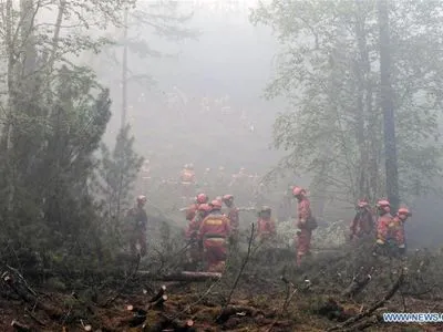 У Внутрішній Монголії вирує лісова пожежа