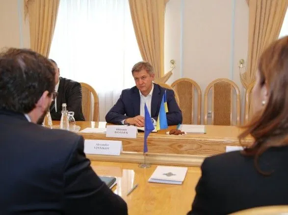 Данилюк провел встречу с делегацией Представительства НАТО в Украине
