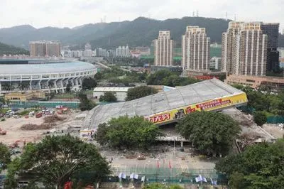 Трое людей погибли из-за обрушения в спорткомплексе в Китае