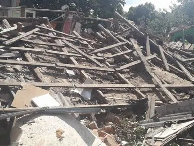 В Киевской области взрывом разрушен частный дом: есть погибший
