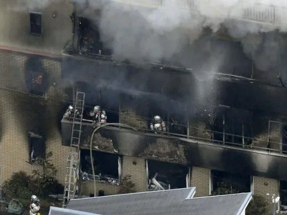 Кількість жертв пожежі в студії аніме в Кіото збільшилась до 33 осіб