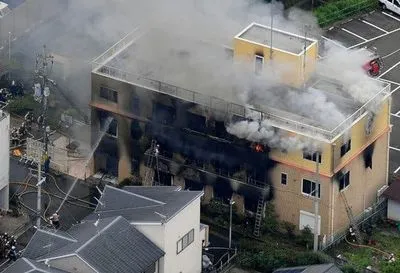 В результаті пожежі на японській студії аніме загинула одна людина