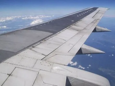 В Нигерии мужчина залез на крыло самолета перед вылетом