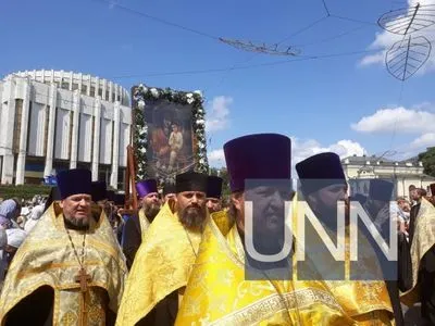 В УПЦ МП заявили, в Крестном ходе приняли участие около 300 тыс. человек