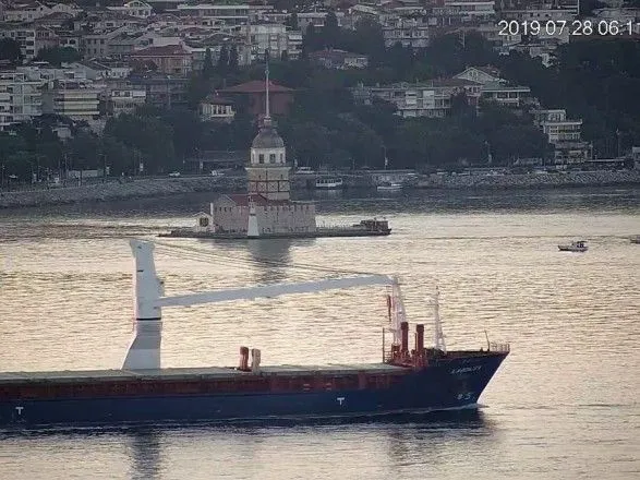Сирійське судно з зерном помітили на шляху з порту в окупованому Криму