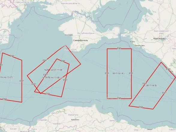 Россия под видом учений перекрыла четверть Черного моря