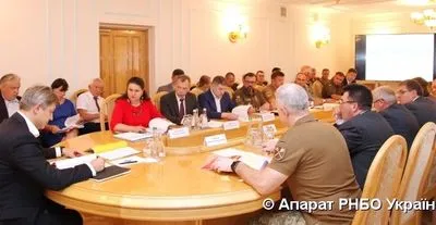СНБО провела совещание по финансированию органов сектора безопасности и обороны Украины на 2020 год