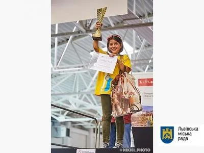 Дев’ятирічна львів’янка стала віце-чемпіонкою Європи з шахів