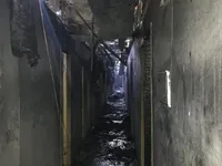 З'явилося відео з місця пожежі в готелі в Одесі
