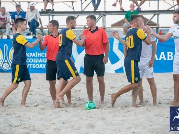 Визначились фіналісти чемпіонату України з пляжного футболу