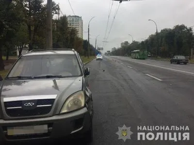 В Харькове водитель наехал на пожилого человека