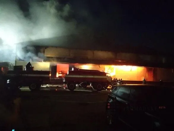 В Полтаве произошел пожар на складе "Новой почты"