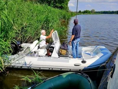 На реке Припять сотрудники Госгидрографии впервые провели научную экспедицию