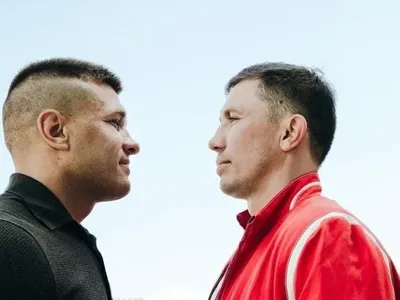 Боксеры Деревянченко и Головкин провели первую дуэль взглядов