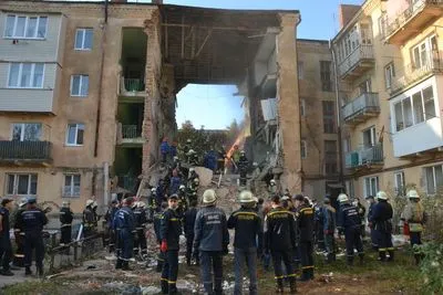 Обвал дома в Дрогобыче не связан с взрывом газа - "Львовгаз"