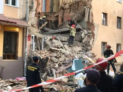 Появилось видео с места взрыва в многоэтажке в Дрогобыче