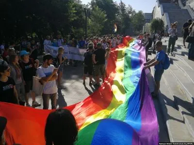 На ЛГБТ-ходе в Одессе полиция составила протоколы на трех хулиганов