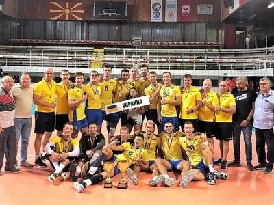 Сборная Украины победила на волейбольном турнире в Македонии