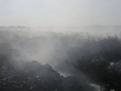 Неподалеку от Киева загорелась свалка