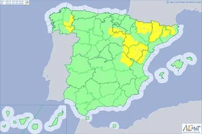 На Испанию снова надвигается шторм