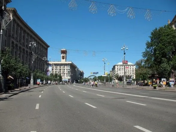 В Киеве перекроют Крещатик из-за празднования Дня спасателя