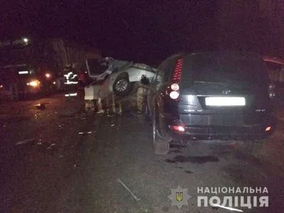У результаті потрійного ДТП на Полтавщині загинули двоє людей